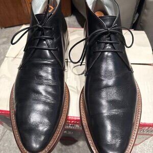 Pawelks Black Leather Chukka Boots 42.5